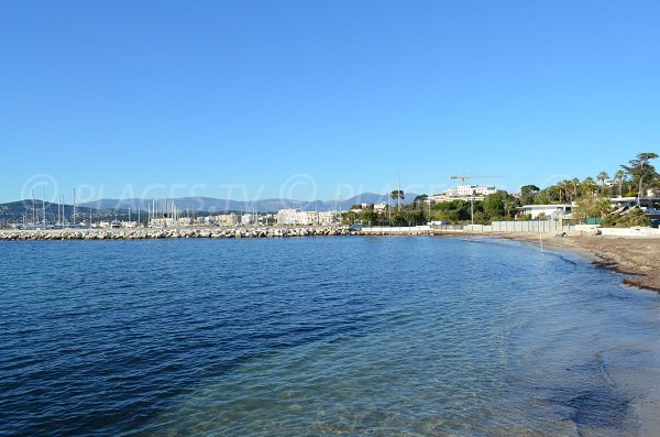 Plage du Crouton et port de la Gallice - Juan les Pins