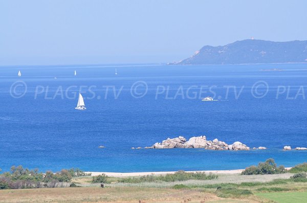 Baie de Cupabia en Corse du Sud