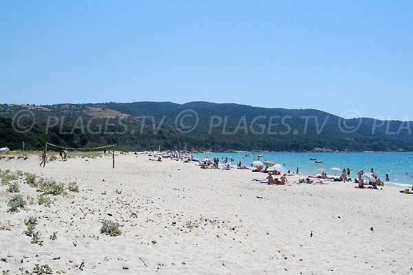 Partie sud de la plage de Cupabia - Corse