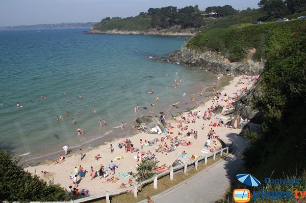 Photo de la plage des curés de Plestin les Grèves