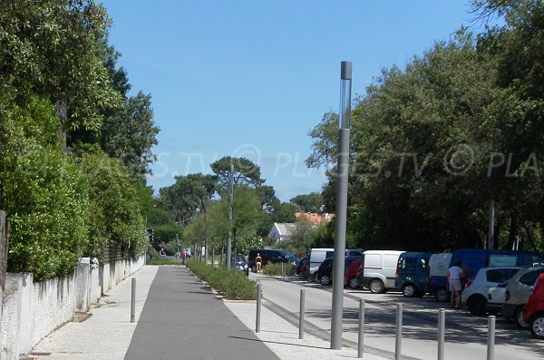 Parking of Daniel Meller in Pyla in France