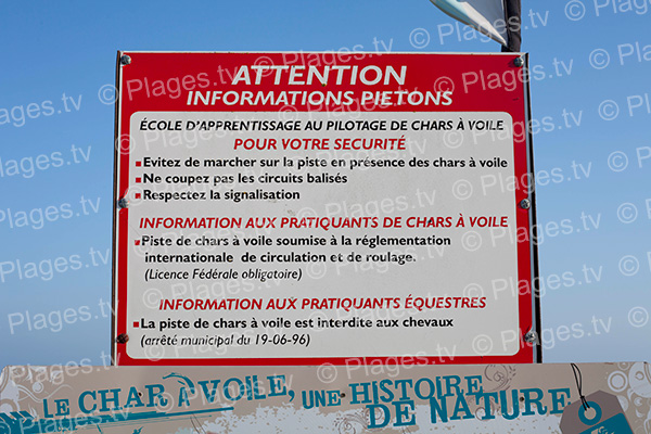 Information pratique pour le char à voile - Plage de Cherrueix