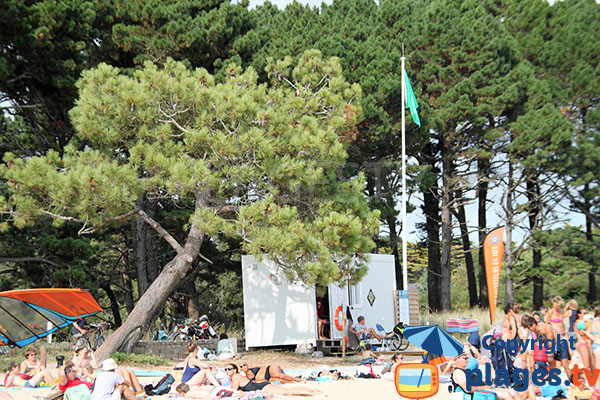 Surveillance de la plage