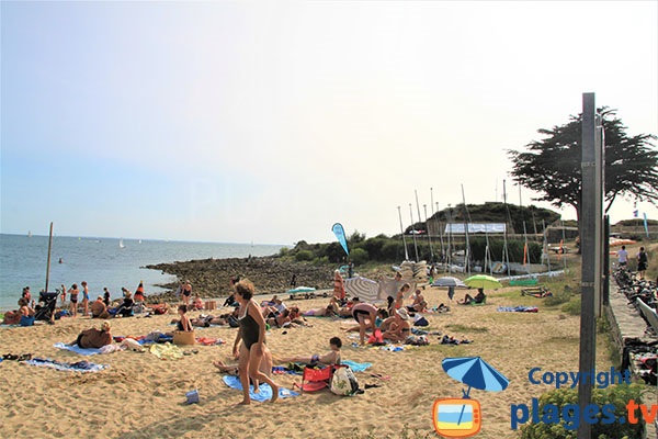 La plage côté ouest