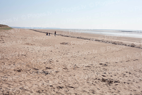 grande Plage de Lingreville à marée basse