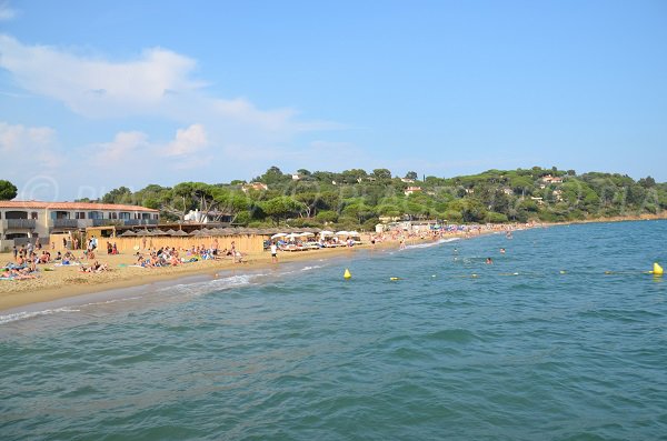 Fotos des Strandes Douane in La Croix Valmer in Var