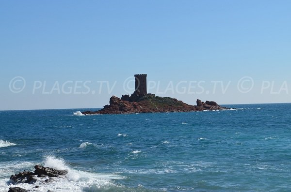 Ile d'Or in Saint Raphael in France