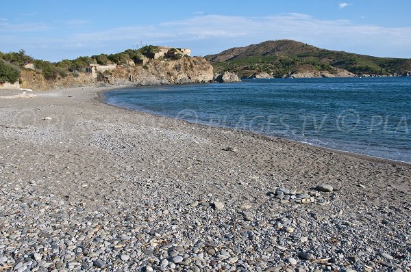 Geheime Bucht in der Anse de Paulilles in Port Vendres