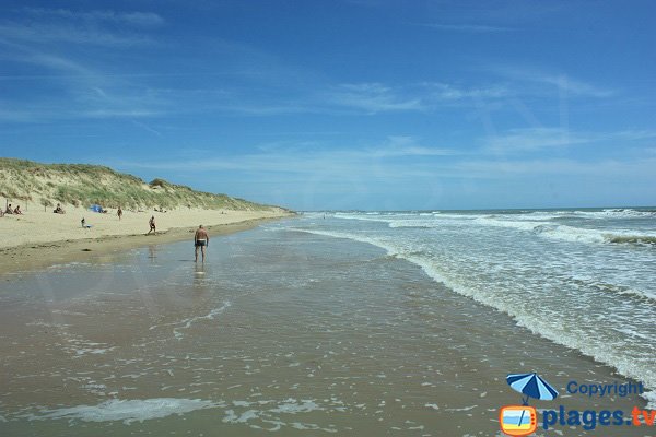 Sud de la plage des Demoiselles - St Hilaire