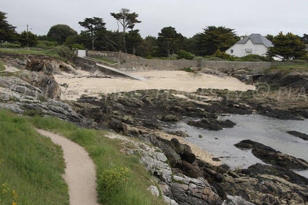 Photo de la plage du Dervin à Batz sur Mer