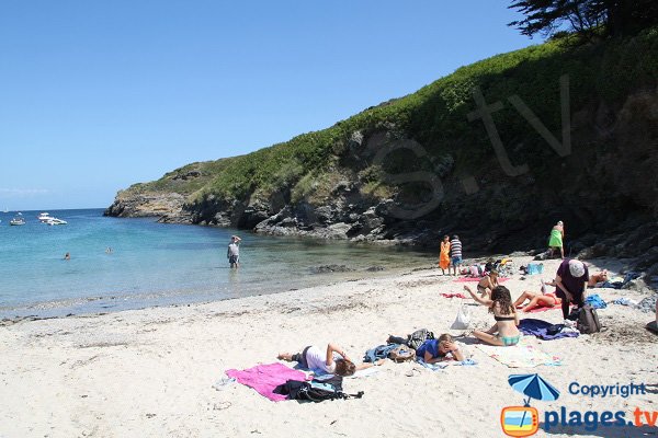 Protected beach in Belle Ile - Deuborh