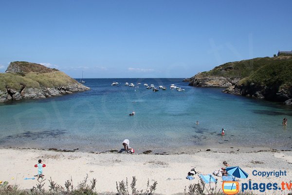 Photo de la plage de Deuborh à Sauzon - Belle-Ile-en-Mer