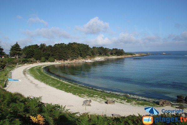 Photo de la plage du Dibenou à Guissény