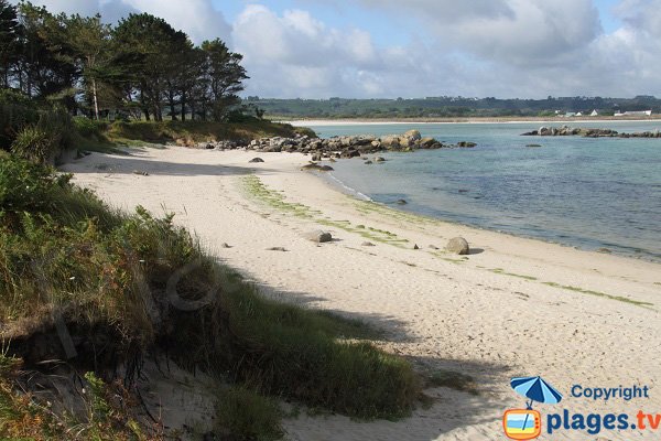 Photo de la plage de Dibennou Ouest - Guisseny