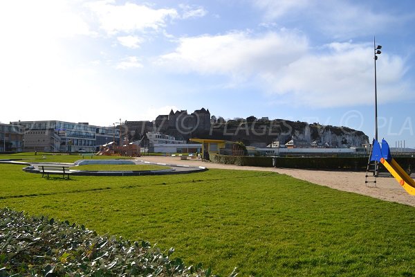 Dieppe castle and area for childreen