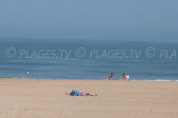 Beach in Landes in France - Tarnos