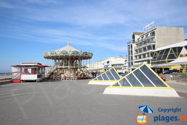 Beach in the Agora area in Berck