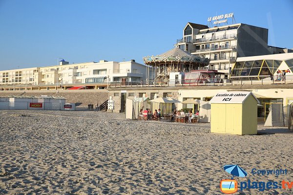 Ristorante sulla spiaggia di Berck