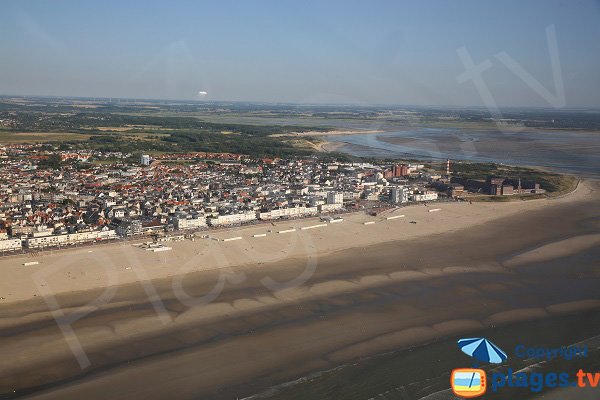 Berck Zentrum aus der Luft gesehen