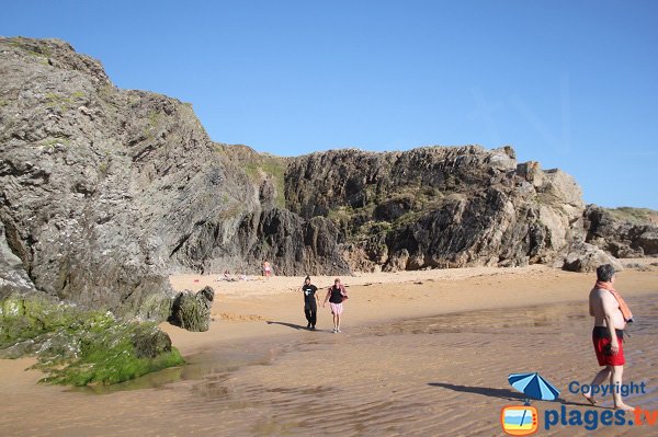 Crique à coté de la plage de Donnant - Belle Ile