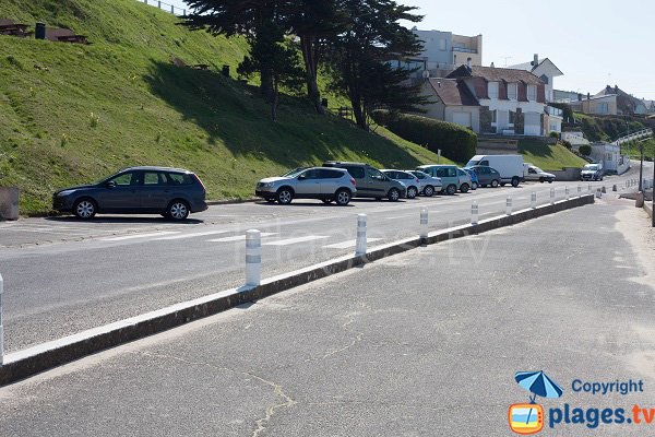 Parking of Donville beach