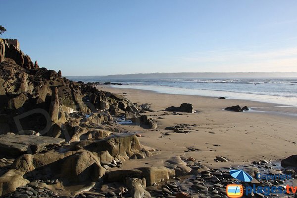 Plage pour se promener à Locquirec