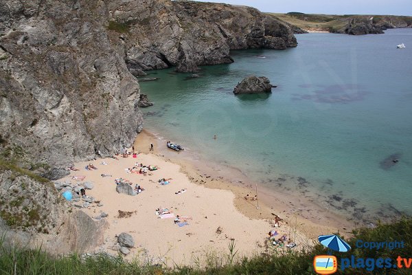 Dotchot beach in Belle Ile en Mer - Naturist beach