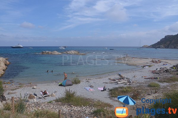 Photo de la plage de la Douane à proximité du Cap Taillat - Ramatuelle