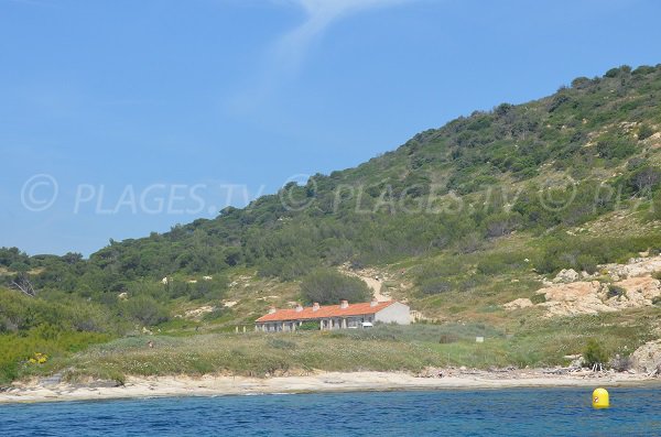 Zollhaus mit seinem Strand in Ramatuelle