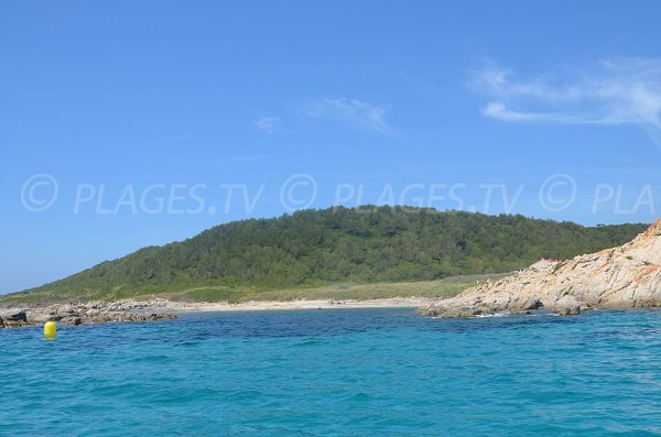 Plage de la Douane à côté du Cap Taillat à Ramatuelle