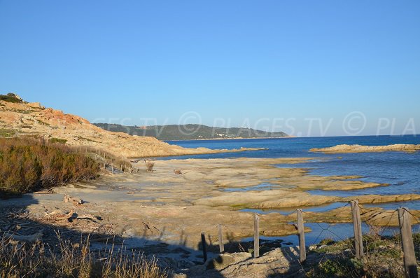 Douane beach, view from Cape Taillat - France