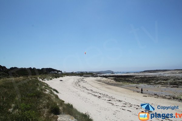 Plage du Dourlin à Pleumeur Bodou