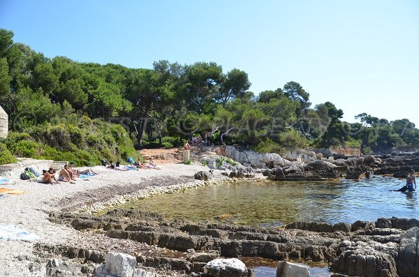 Rochers de la crique de la pointe du Dragon sur les Iles de Lérins - Ste Marguerite