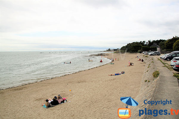 Strand von Bil, Westansicht