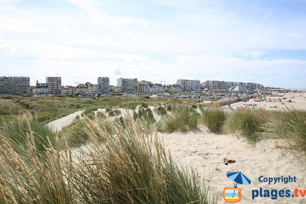 Le Touquet depuis les dunes