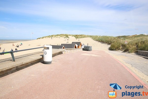 Zugang zum Dünenstrand in Le Touquet