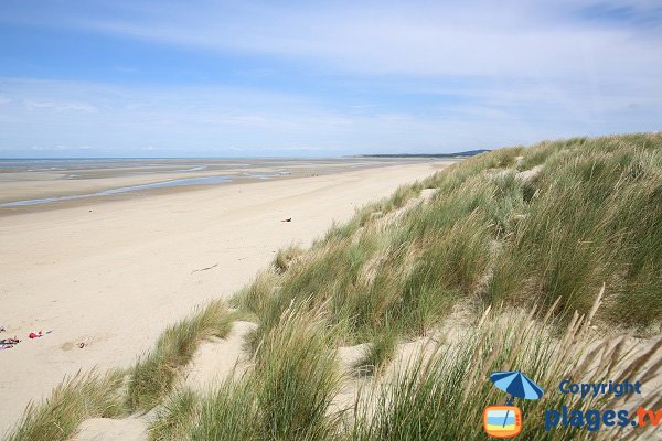 Dünenstrand in Le Touquet