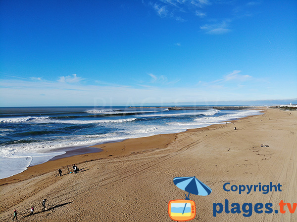 Océan au niveau de la plage des Dunes - Anglet