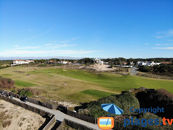 Golf d'Anglet au bord de mer