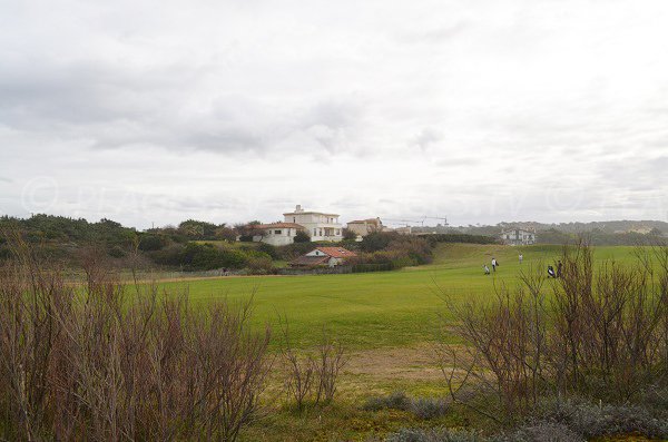 Golf d'Anglet depuis la plage des Dunes