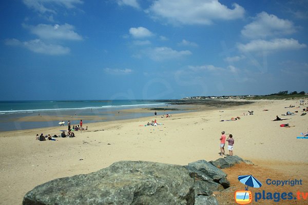 North of Dunes beach in Brétignolles-sur-Mer 