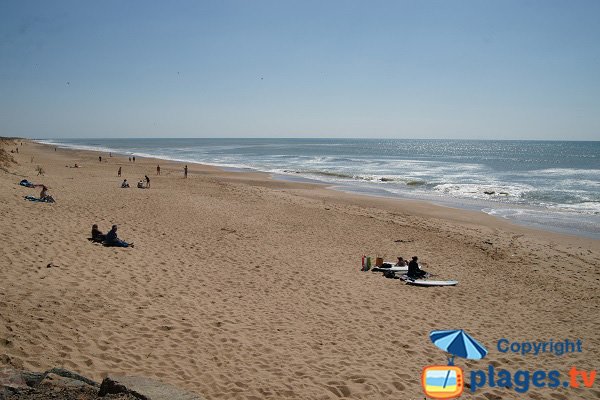 Plage des Dunes à Brétignolles sur Mer - Vendée