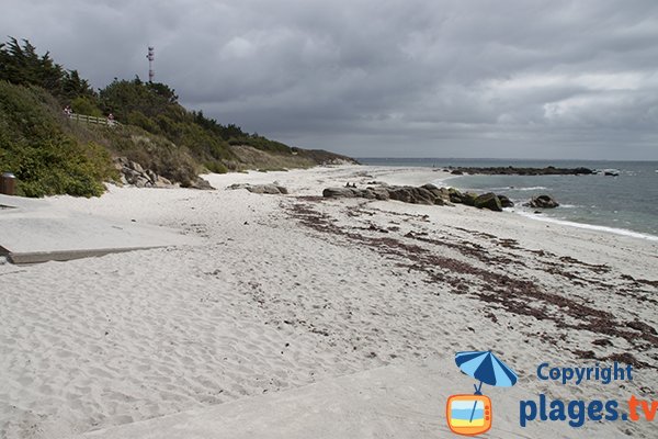 Photo de la plage des Dunes à Fouesnant