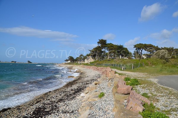 Plage des Dunes à Penvénan ‎ à marée haute