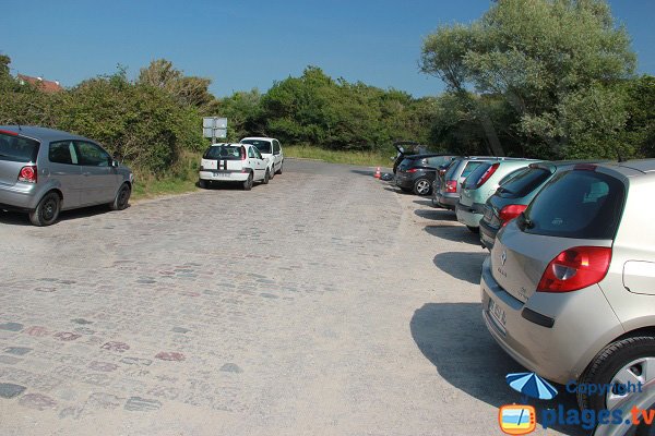 Parking des dunes du slack côté Ambleteuse