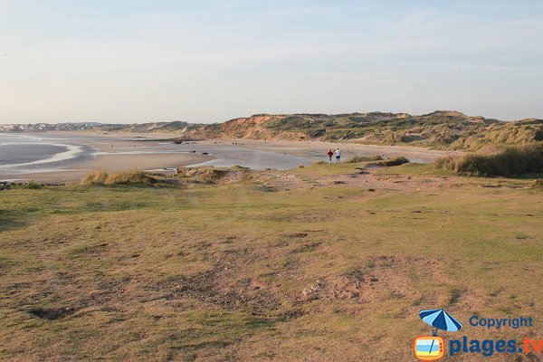 Photo of Slack dunes beach in Wimereux in France