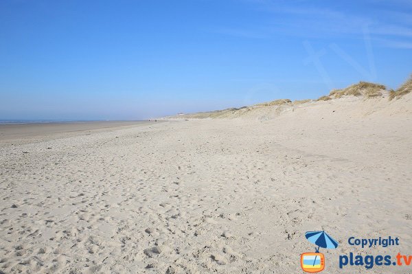 Beach at North of Merlimont - France