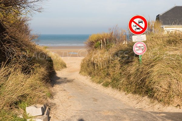 Accès à la plage des Dunes - Varaville