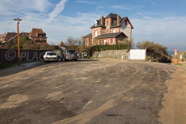 Parking de la plage des Dunes de Varaville