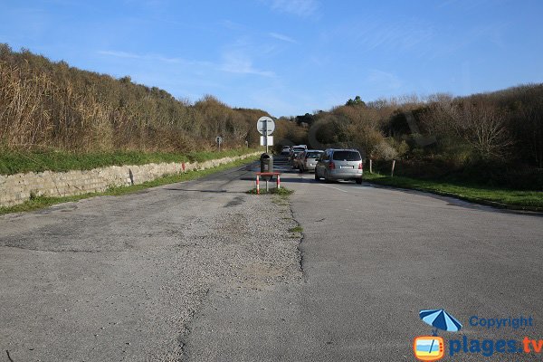 Parking of Ecault beach - St Etienne au Mont